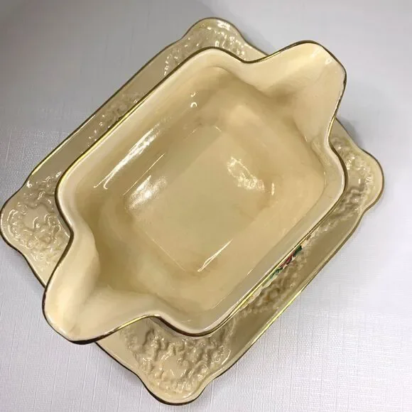 Adams England Gravy Boat Titian Ware Royal Ivory England 6109 Cottage Core Vtg - Picture 5 of 10